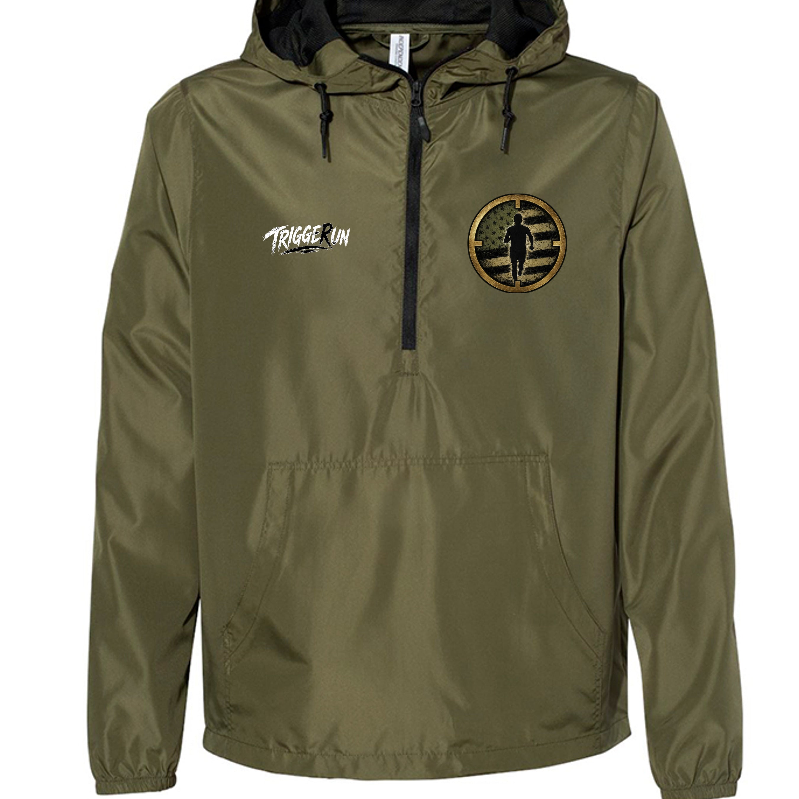 Army/ Black Zipper - EXP54LWP - FRONT